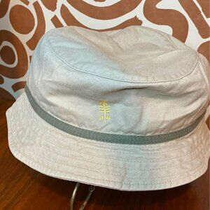 Vintage Y2K American Eagle Cream Khaki Cotton Bucket Hat